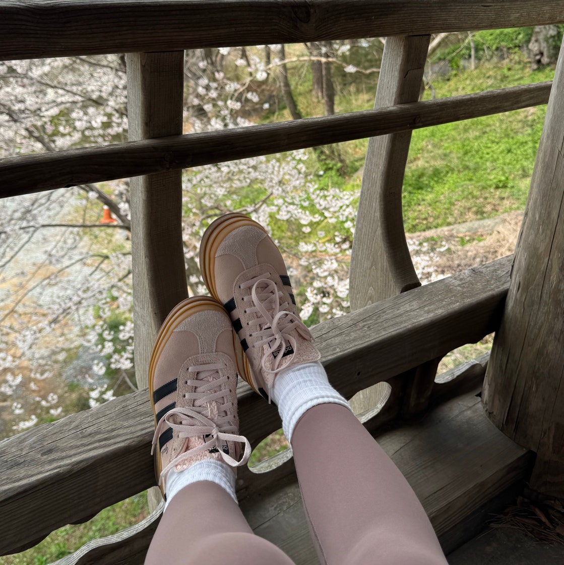 아디다스 가젤 볼드 여성 키높이 운동화 원더 쿼츠 IE0429 photo review
