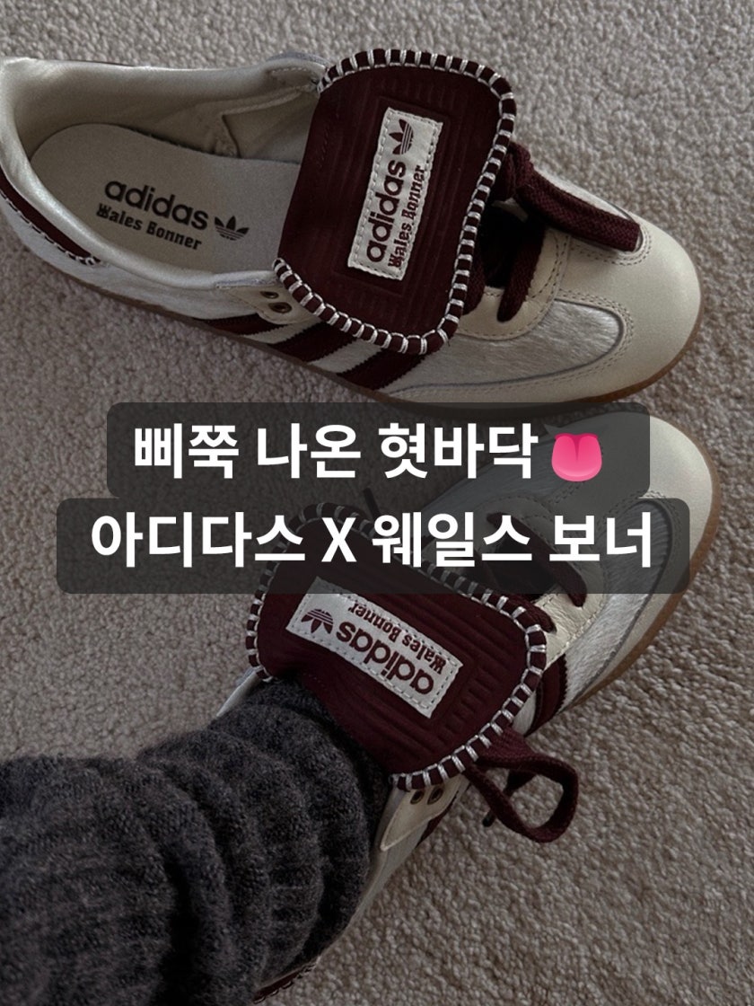아디다스 x 웨일스 보너 포니 레오 삼바 IE0578 photo review