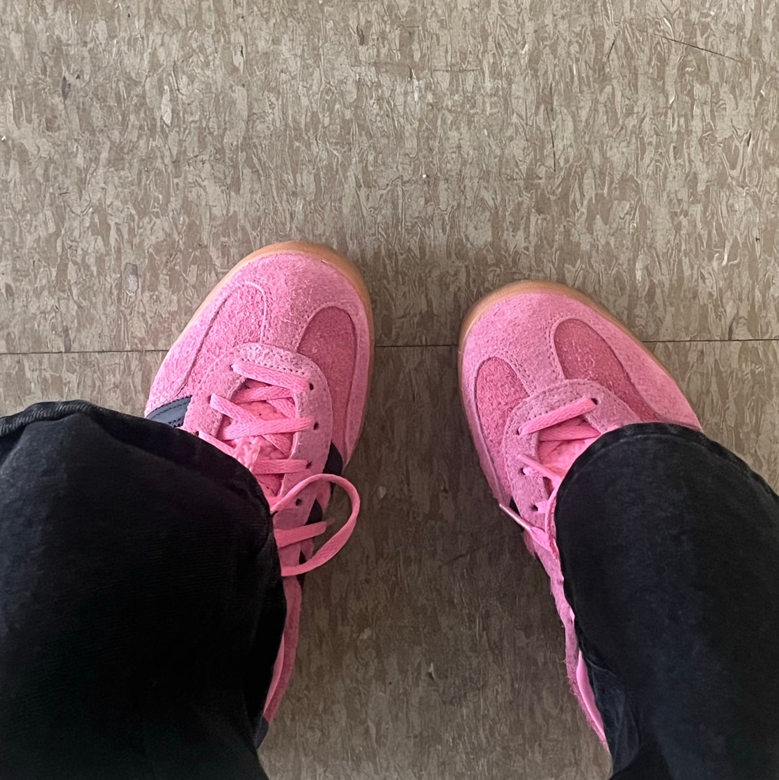 아디다스 우먼스 가젤 인도어 블리스 핑크 IE7002 photo review