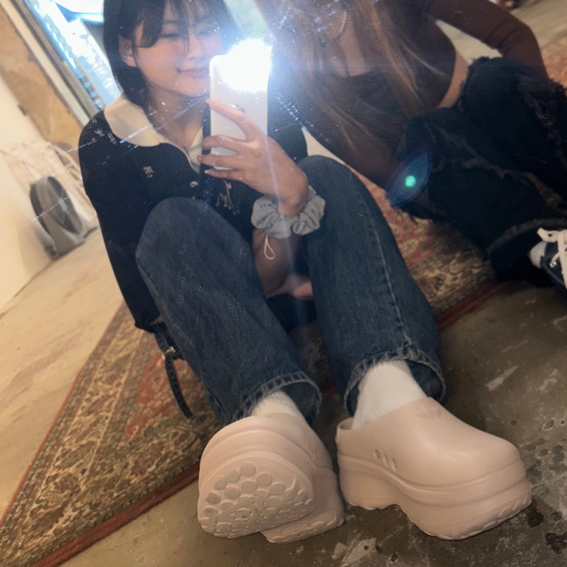 아디다스 뮬 아디폼 스탠 스미스 뮬 원더 토프 IE7052 photo review