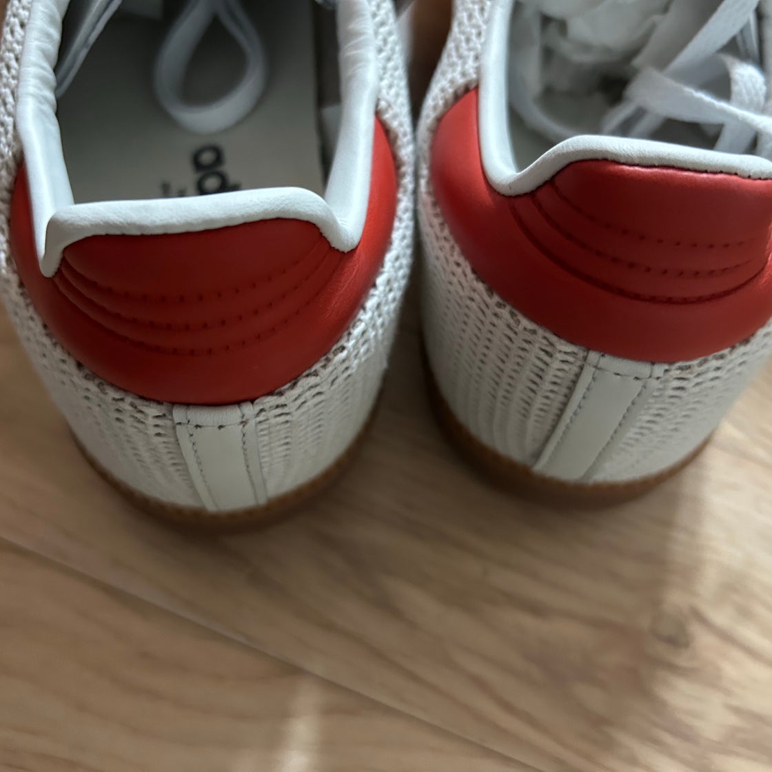 아디다스 삼바 OG 화이트 레드 IG1380 photo review