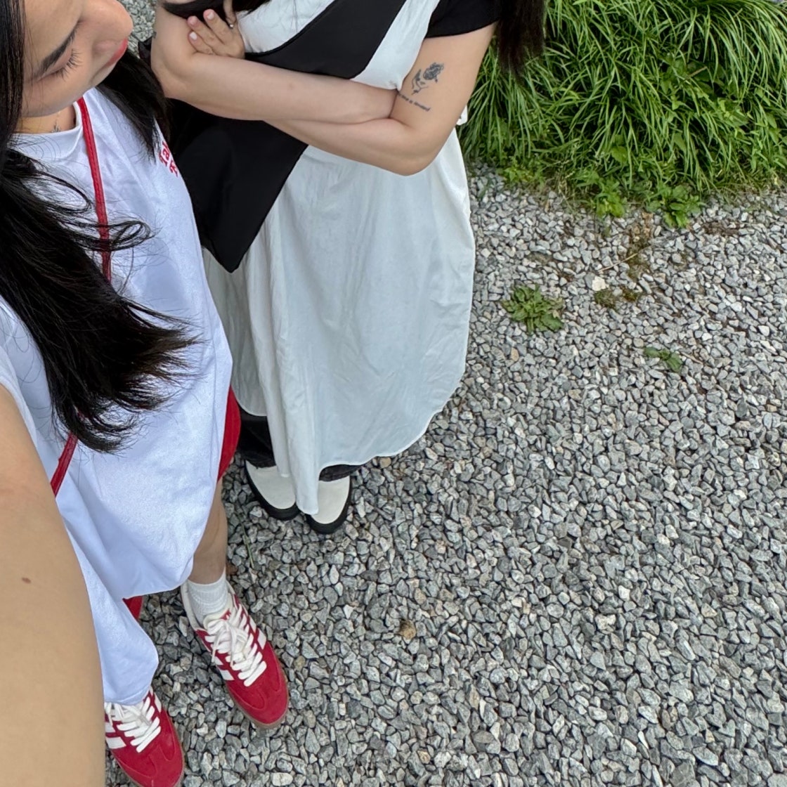 아디다스 삼바 OG 탈 베러 스칼렛 오프 화이트 IG8905 photo review