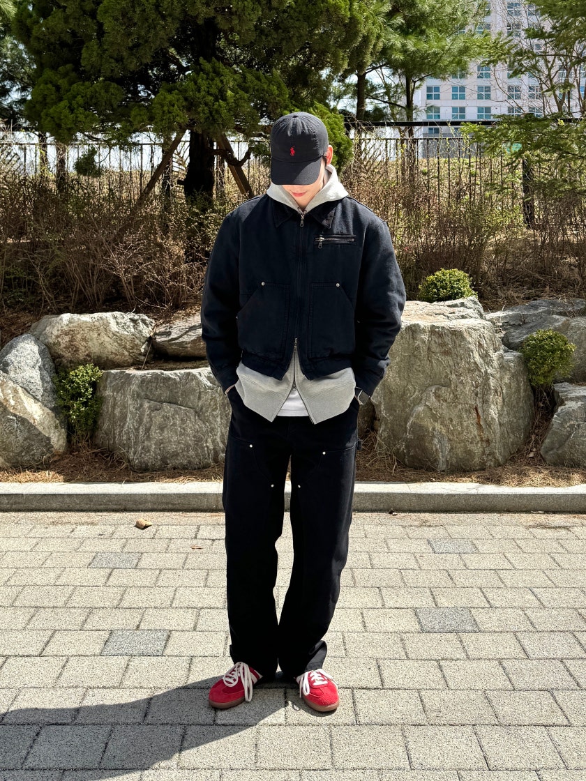 아디다스 삼바 OG 탈 베러 스칼렛 오프 화이트 IG8905 photo review