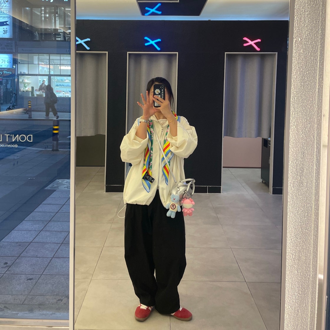 아디다스 삼바 OG 탈 베러 스칼렛 오프 화이트 IG8905 photo review