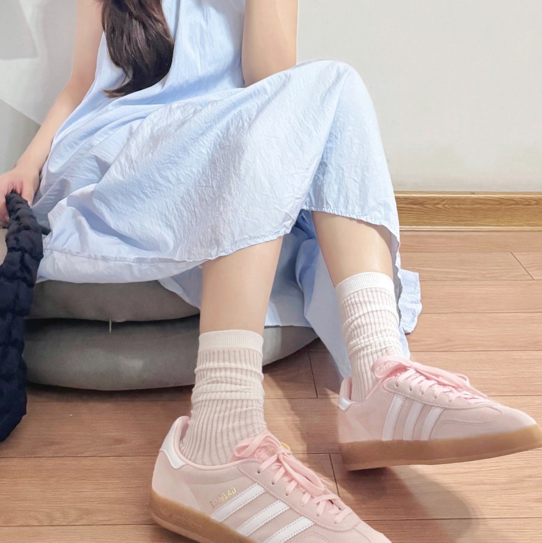 아디다스 가젤 인도어 샌디 핑크 스니커즈 IH5484 photo review