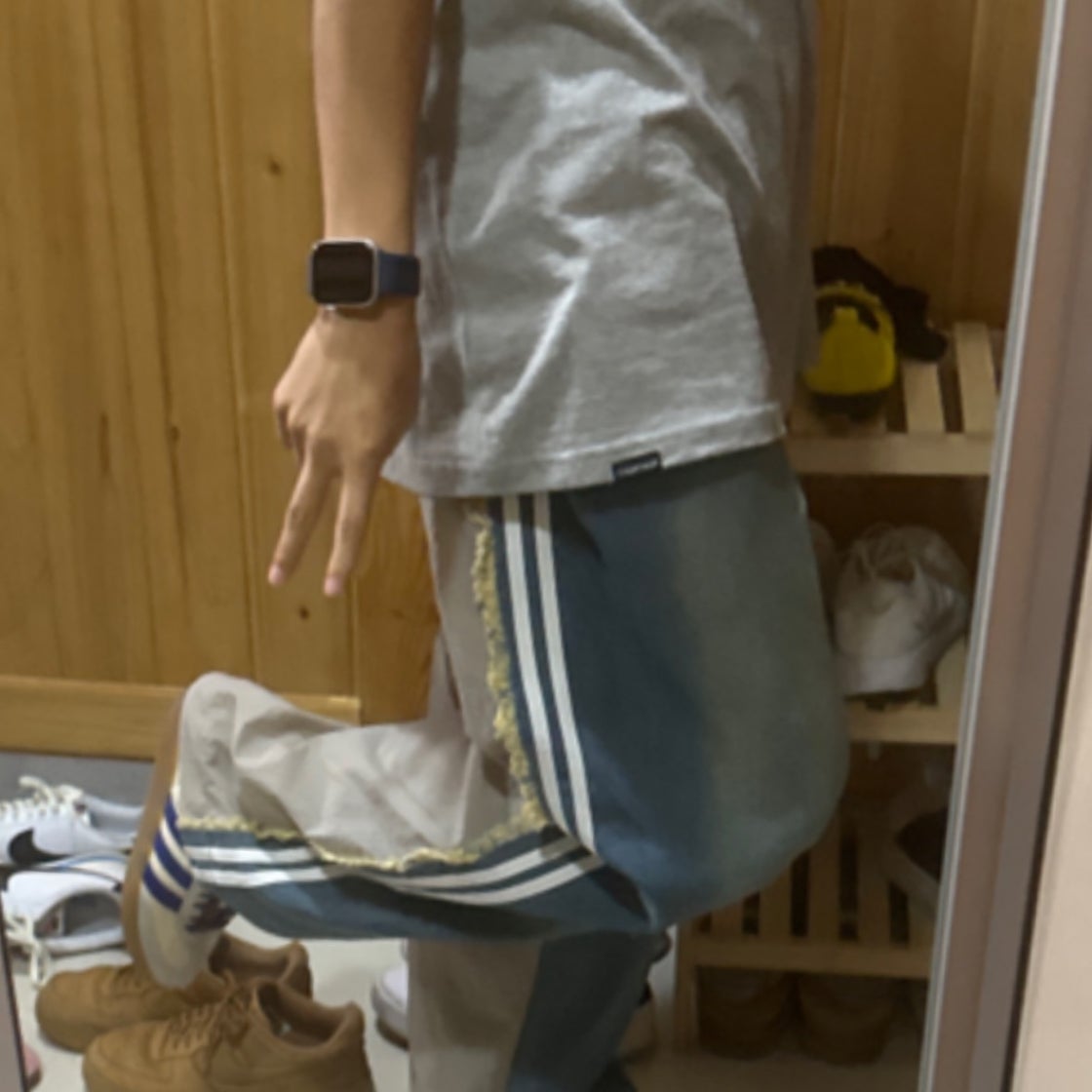 아디다스 x 웨일스 보너 삼바 원더 클레이 로얄 블루 IH7756 photo review