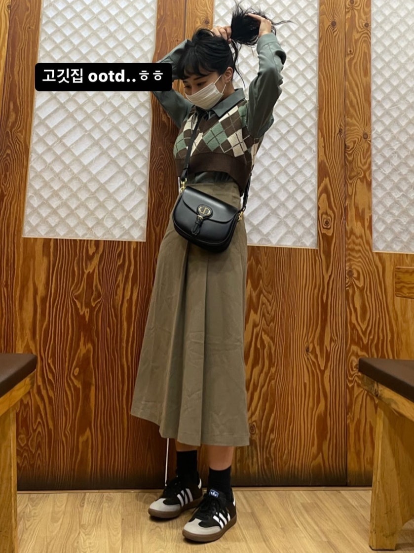 디올 바비 미디움 백 블랙 photo review