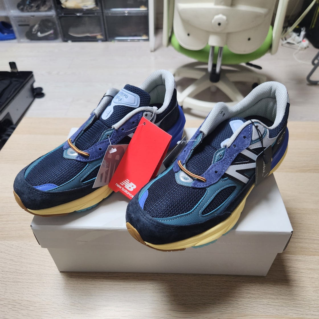 뉴발란스 x 액션 브론슨 990v6 메이드 인 USA 라피스 라줄리 M990AC6 photo review