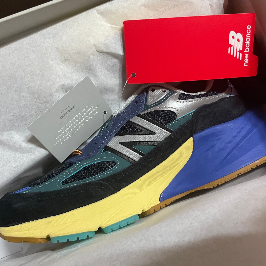 뉴발란스 x 액션 브론슨 990v6 메이드 인 USA 라피스 라줄리 M990AC6 photo review
