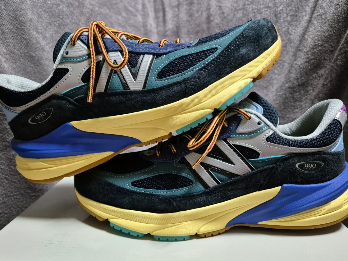 뉴발란스 x 액션 브론슨 990v6 메이드 인 USA 라피스 라줄리 M990AC6 photo review