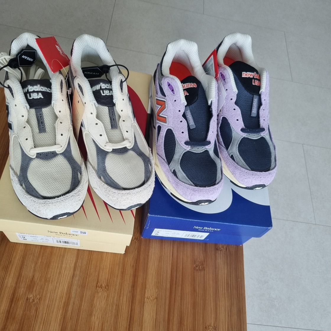 뉴발란스 990v3 메이드 인 USA 문빔 마카다미아 넛 M990AD3 photo review