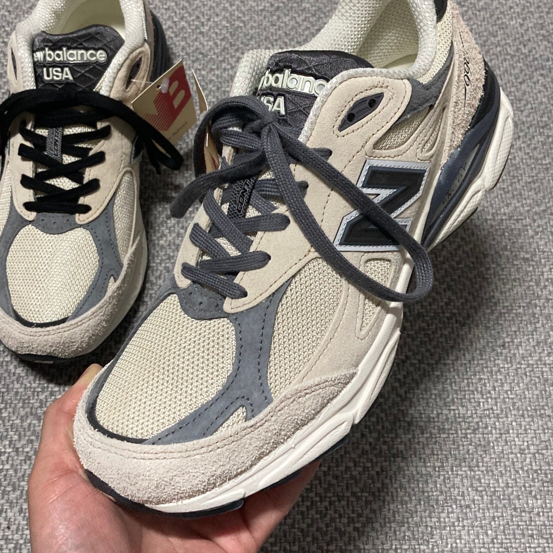 뉴발란스 990v3 메이드 인 USA 문빔 마카다미아 넛 M990AD3 photo review