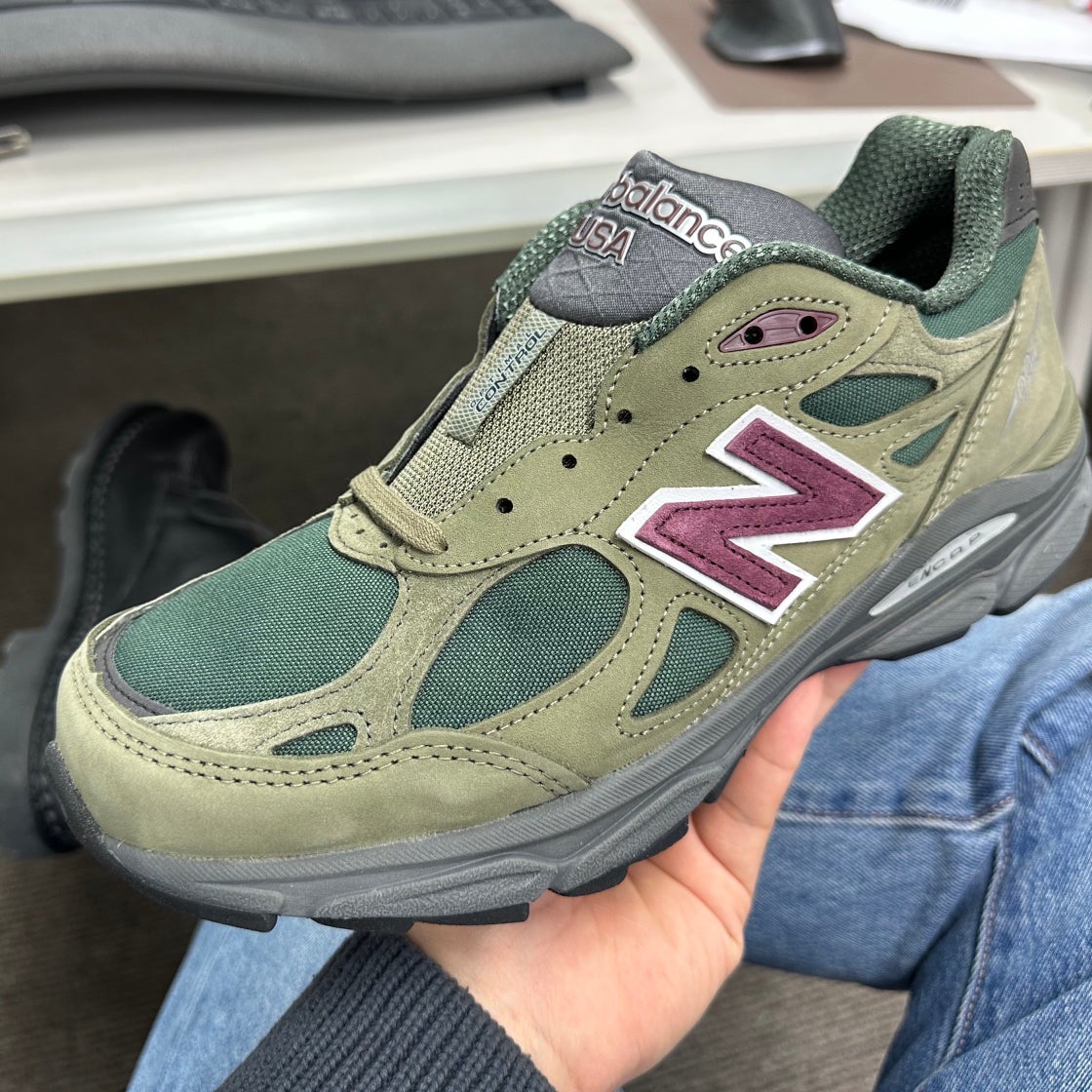 뉴발란스 990v3 메이드 인 USA 그린 퍼플 M990GP3 photo review