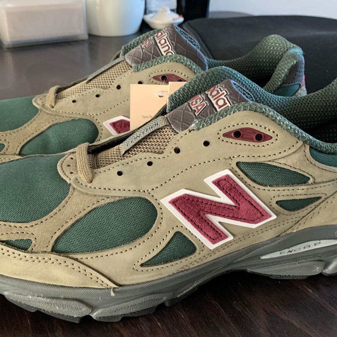 뉴발란스 990v3 메이드 인 USA 그린 퍼플 M990GP3 photo review