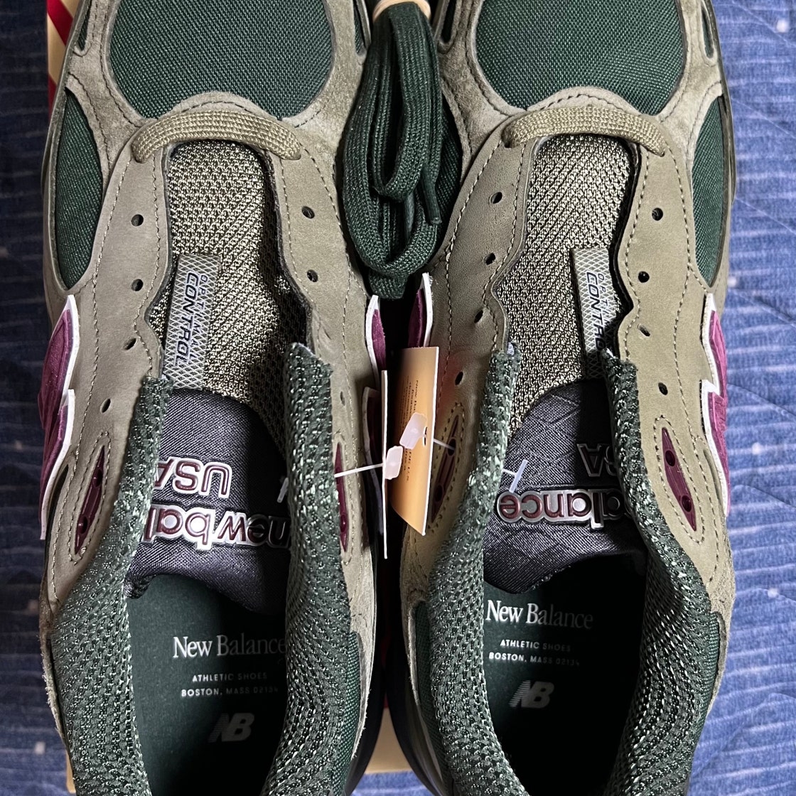 뉴발란스 990v3 메이드 인 USA 그린 퍼플 M990GP3 photo review