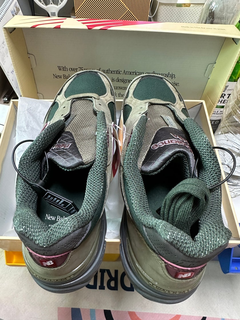 뉴발란스 990v3 메이드 인 USA 그린 퍼플 M990GP3 photo review