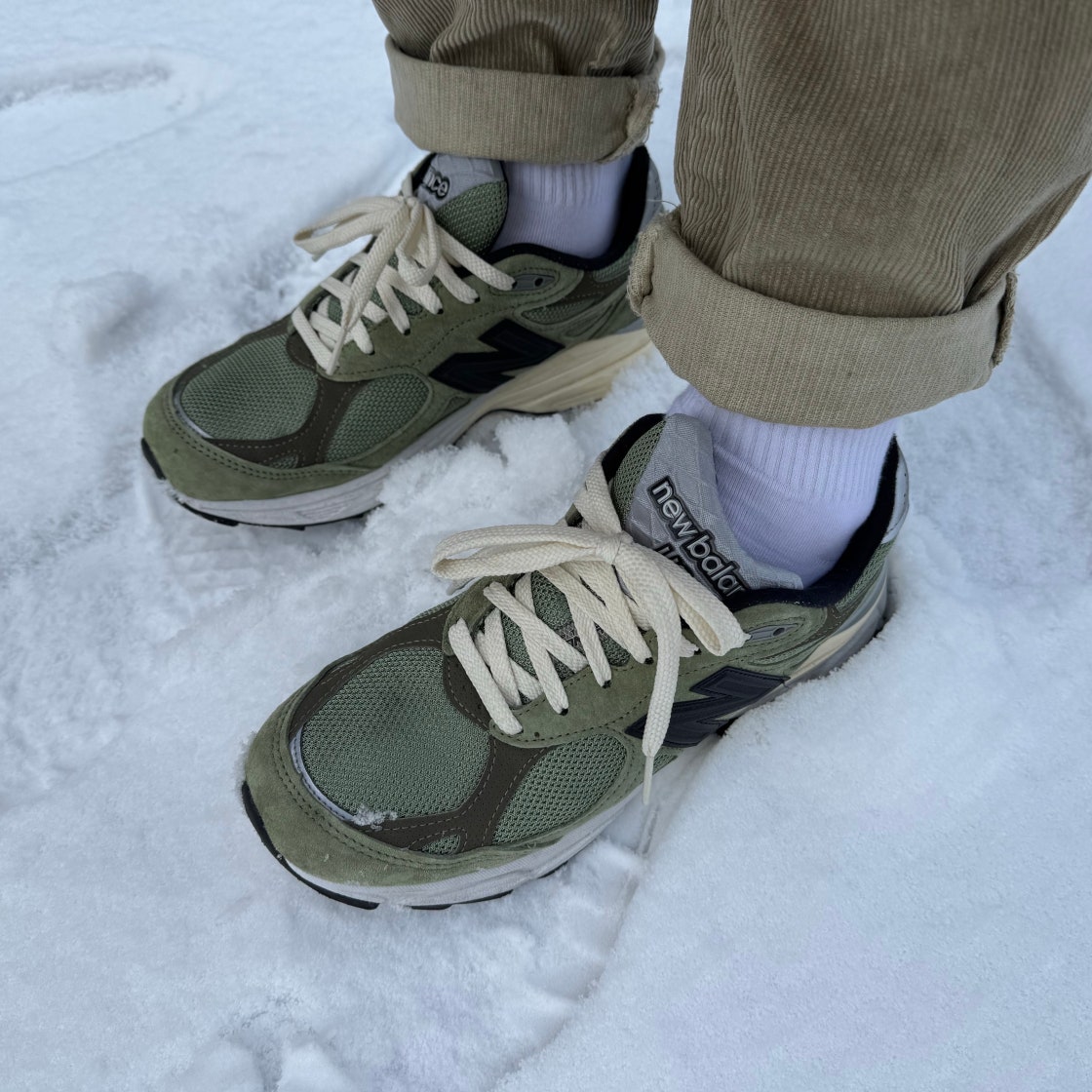 뉴발란스 990v4 메이드 인 USA 마카다미아 넛 photo review