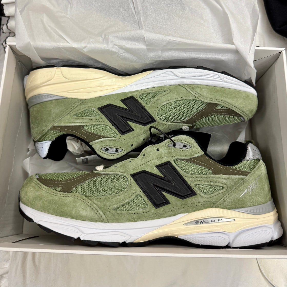 뉴발란스 990v4 메이드 인 USA 마카다미아 넛 photo review
