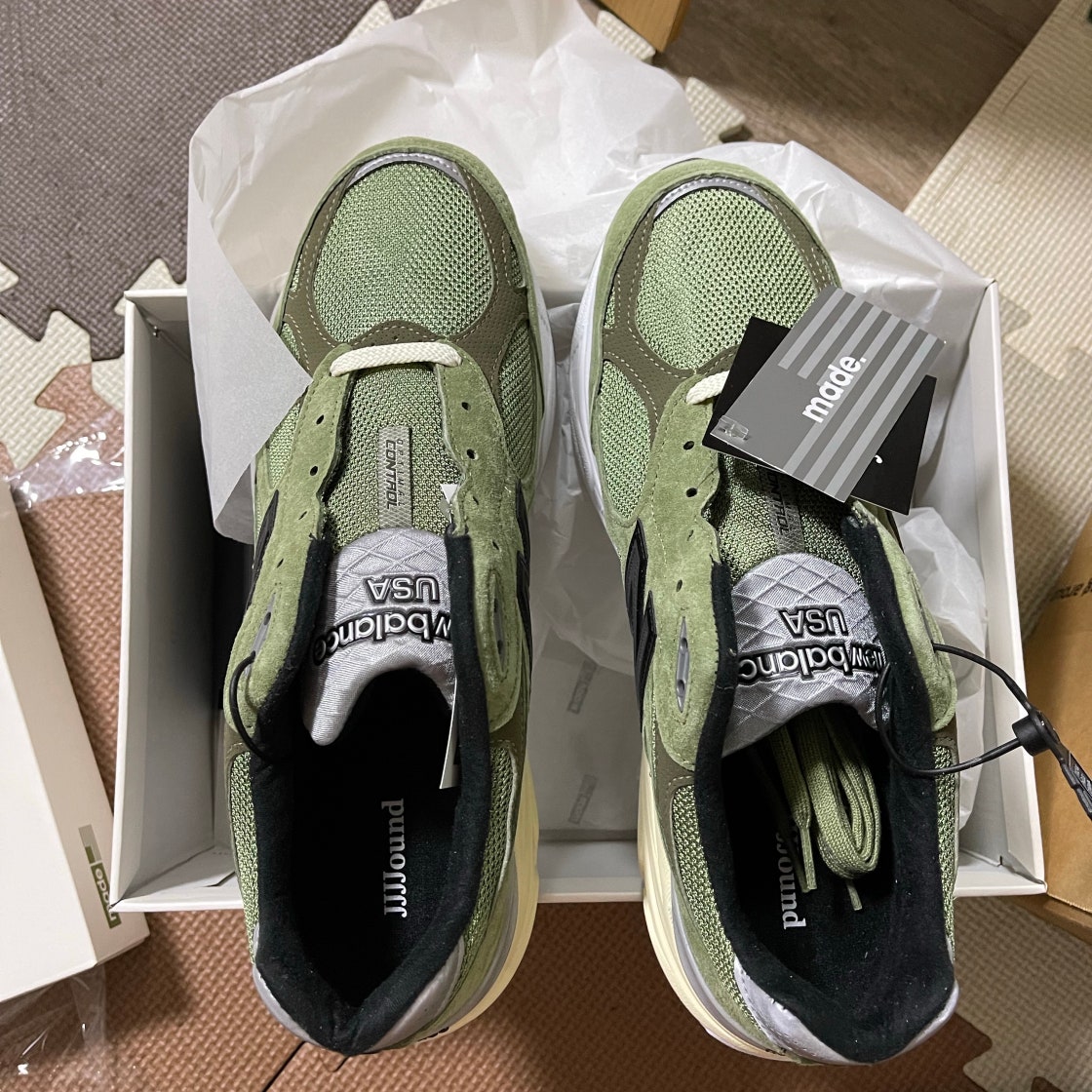 뉴발란스 990v4 메이드 인 USA 마카다미아 넛 photo review