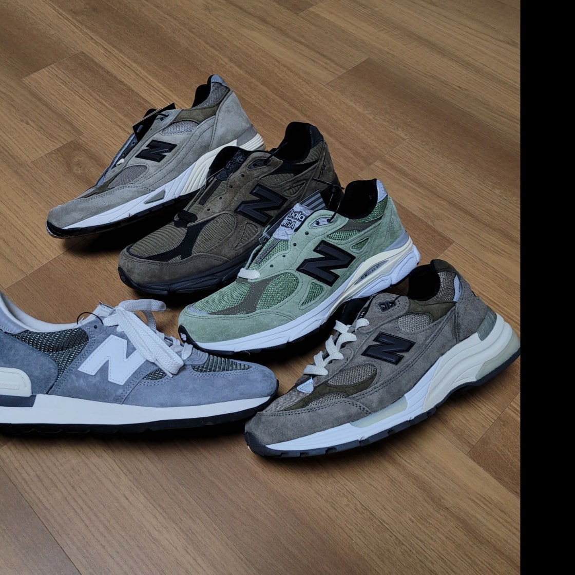 뉴발란스 x JJJ자운드 990v3 올리브 M990JD3 photo review