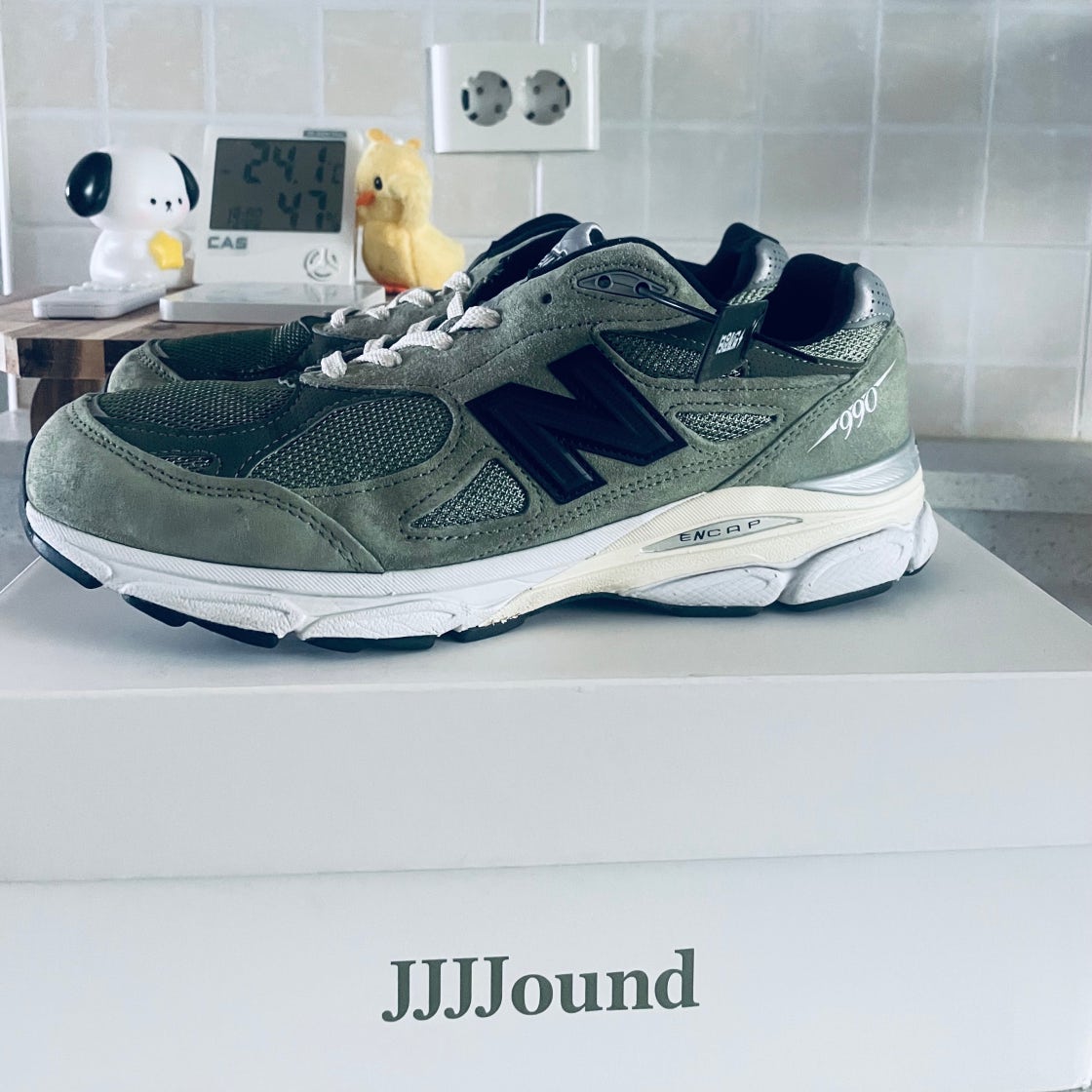 뉴발란스 990v4 메이드 인 USA 마카다미아 넛 photo review