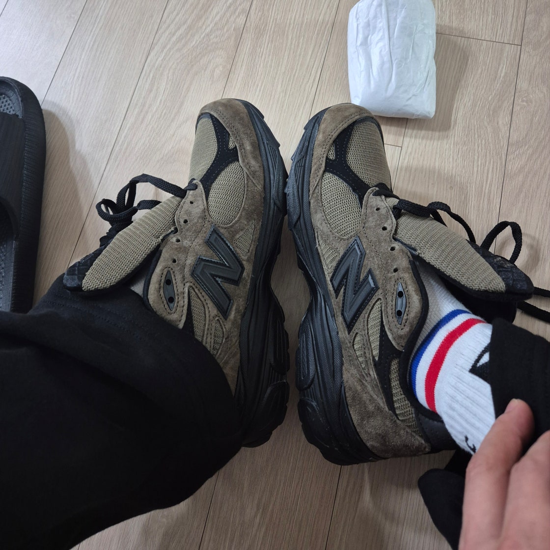JJJ자운드 x 뉴발란스 990v3 브라운 메이드 인 USA M990JJ3 photo review