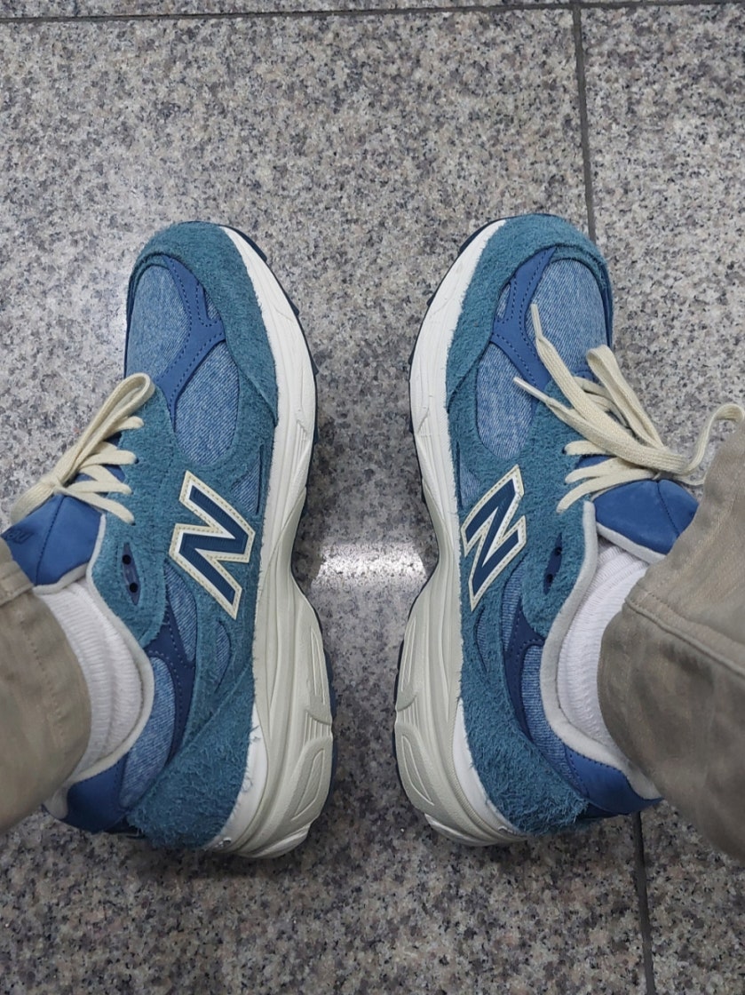 뉴발란스 x 리바이스 990v3 블루 (리바이스 택) M990LI3 photo review