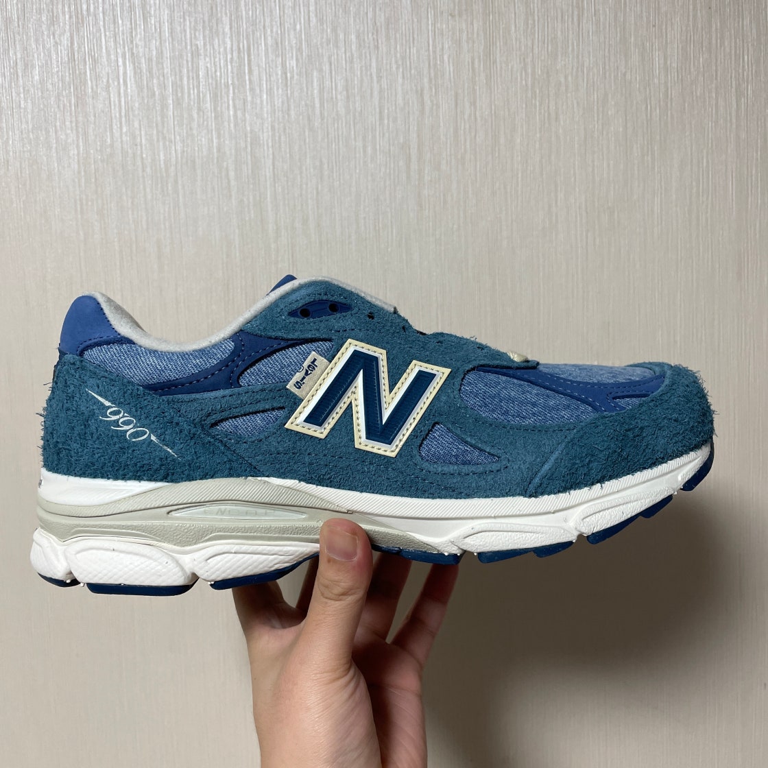 뉴발란스 x 리바이스 990v3 블루 (리바이스 택) M990LI3 photo review