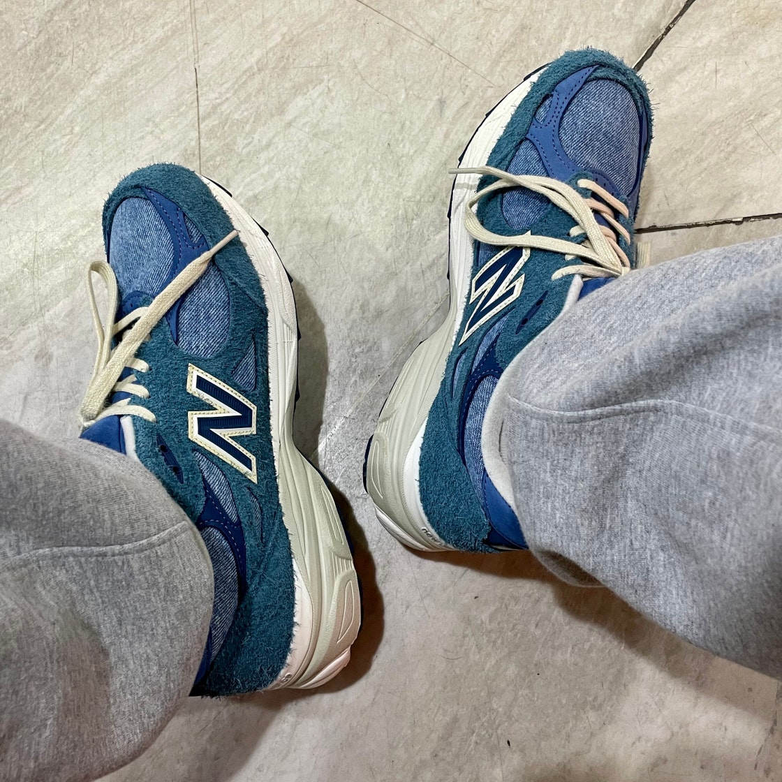 뉴발란스 x 리바이스 990v3 블루 (리바이스 택) M990LI3 photo review