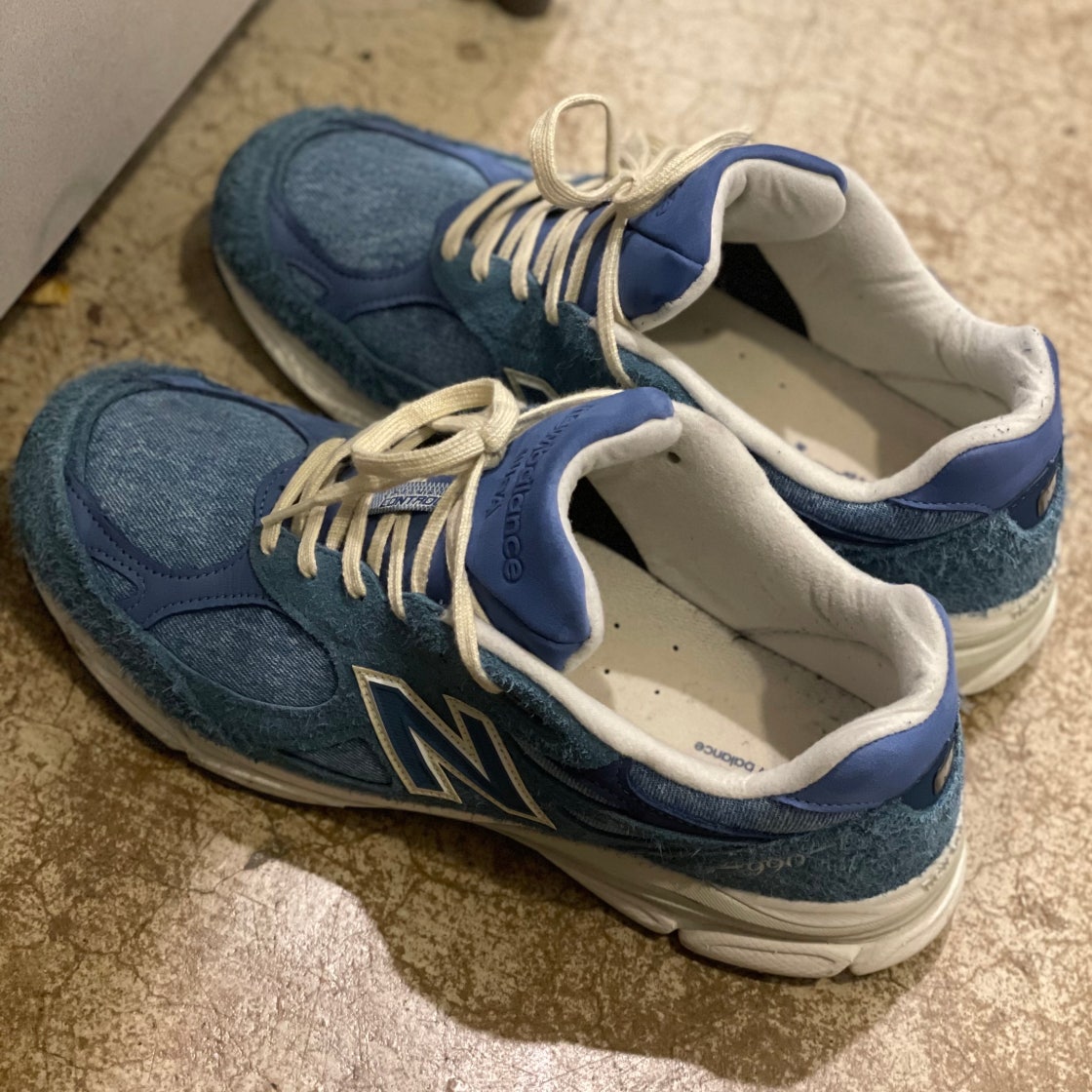 뉴발란스 x 리바이스 990v3 블루 (리바이스 택) M990LI3 photo review
