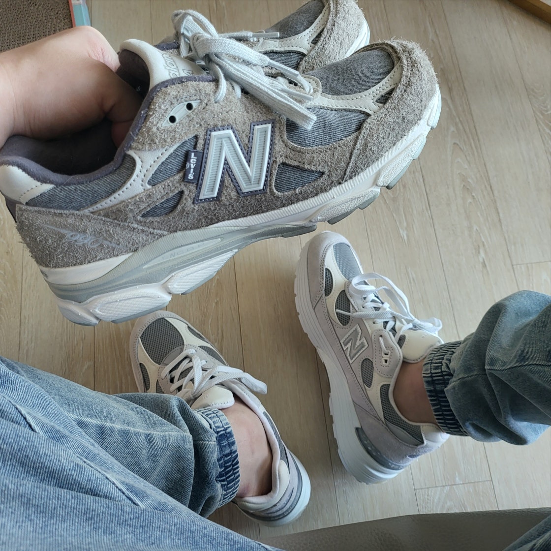 뉴발란스 x 리바이스 990v3 그레이 (리바이스 택) M990LV3 photo review