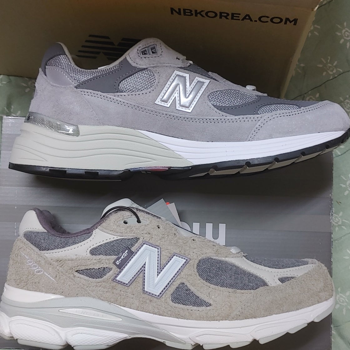 뉴발란스 x 리바이스 990v3 그레이 (리바이스 택) M990LV3 photo review