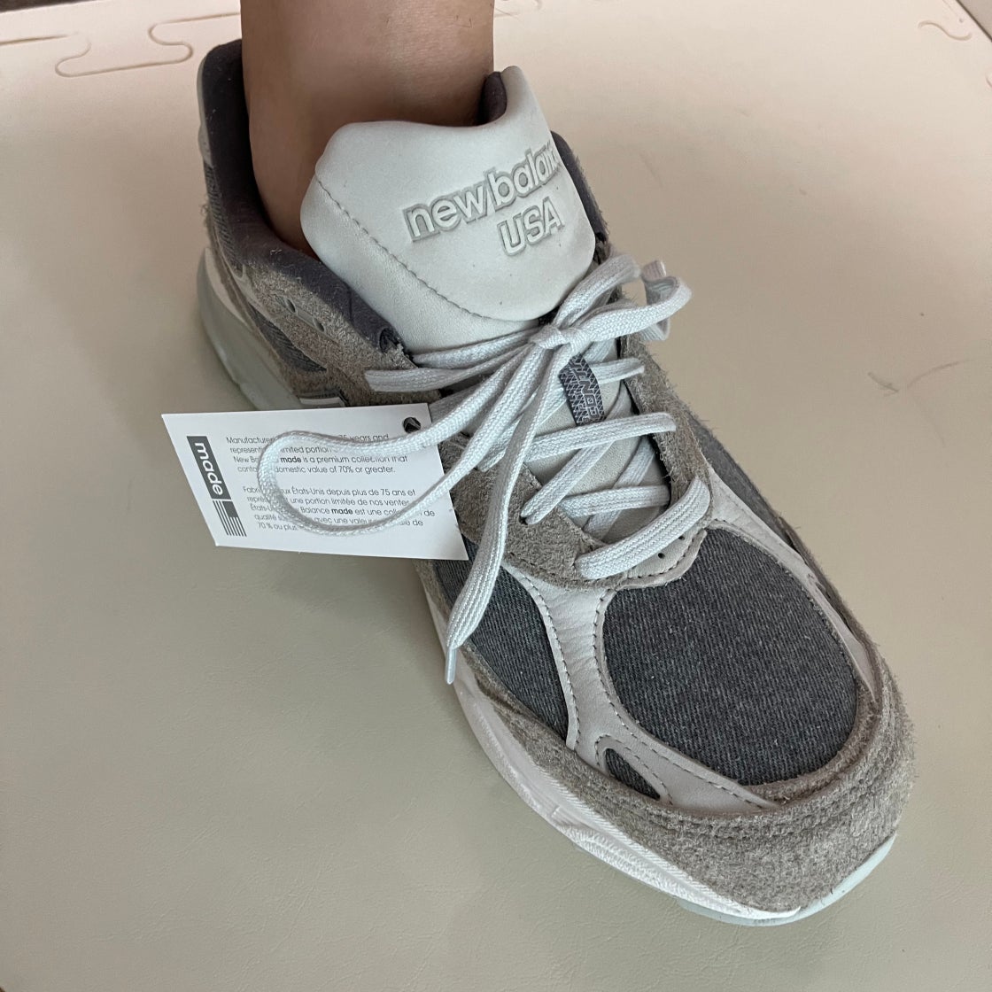 뉴발란스 x 리바이스 990v3 그레이 (리바이스 택) M990LV3 photo review