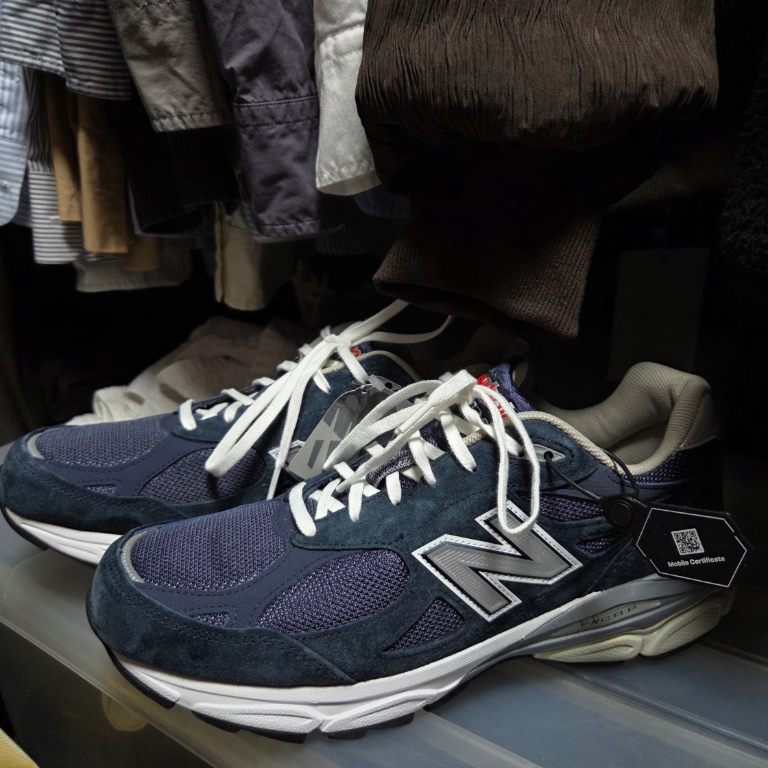 뉴발란스 990v3 메이드 인 USA 네이비 - D 스탠다드 M990NB3 photo review