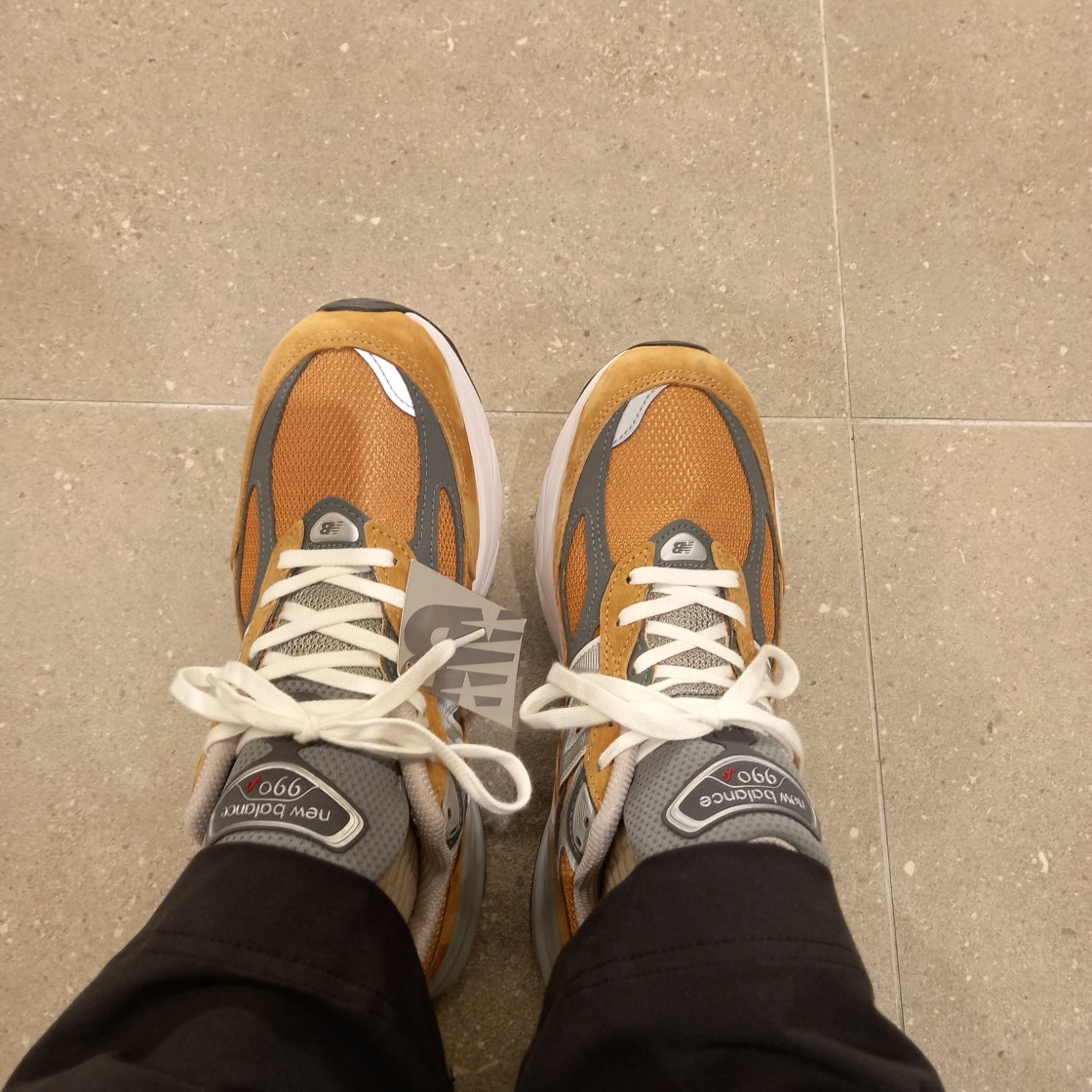뉴발란스 990v3 메이드 인 USA 네이비 - D 스탠다드 M990NB3 photo review