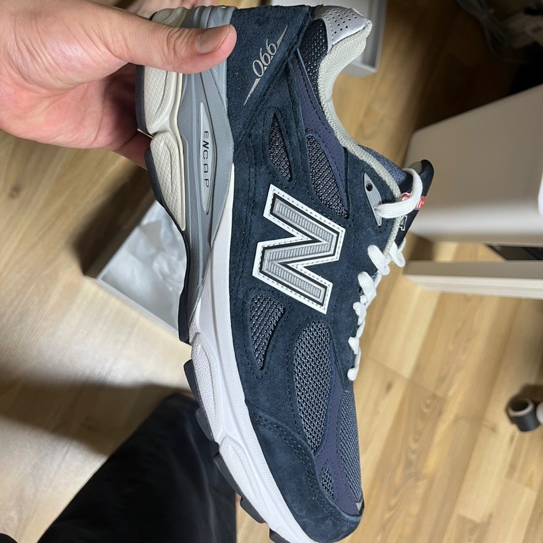 뉴발란스 990v3 메이드 인 USA 네이비 - D 스탠다드 M990NB3 photo review