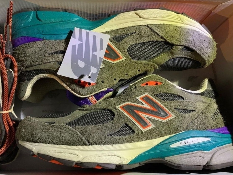 뉴발란스 x YCMC 990v3 메이드 인 USA 그린 퍼플 - YCMC 한정 M990SO3 photo review
