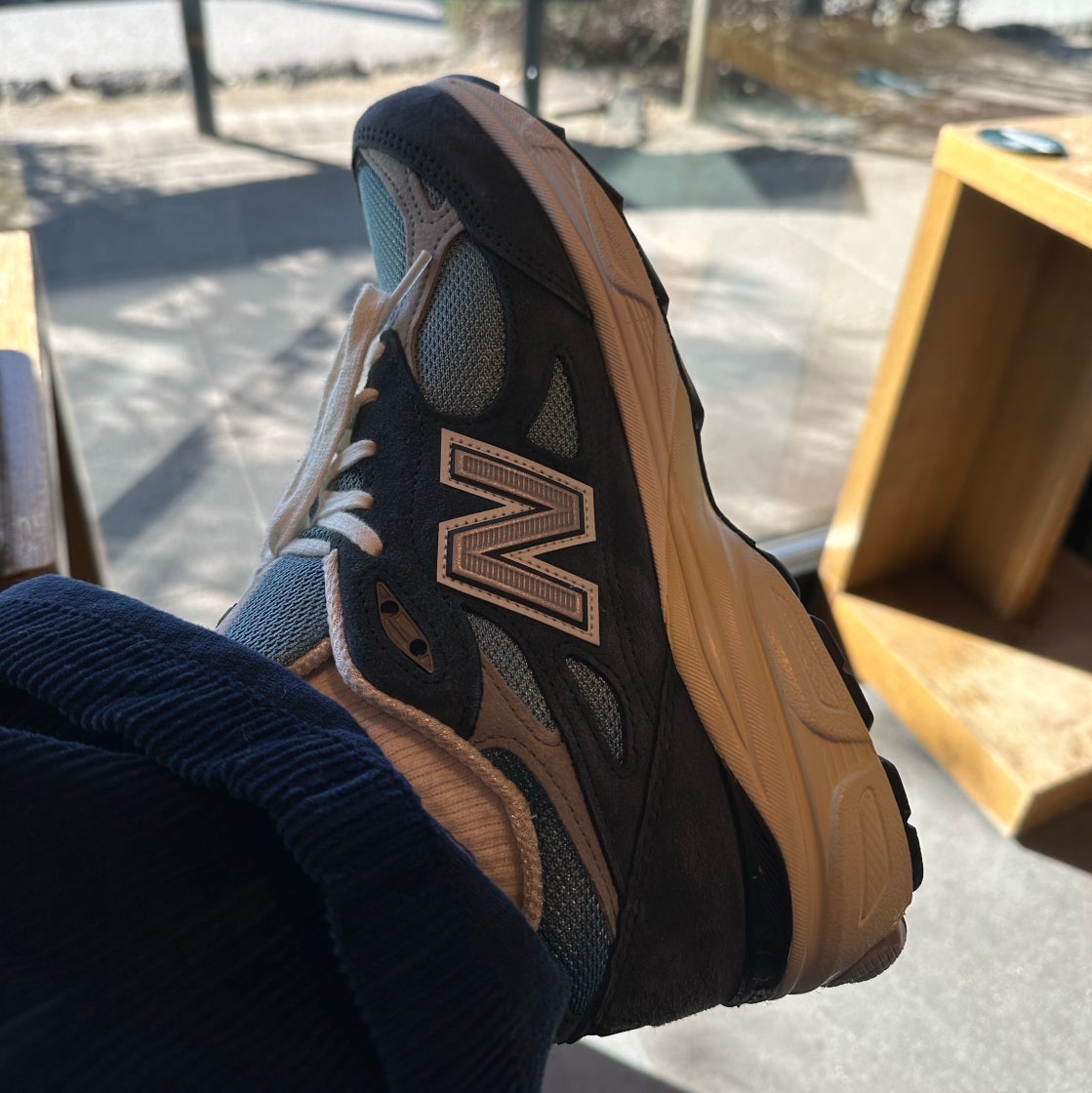 뉴발란스 990v3 메이드 인 USA 네이비 스프링 타이드 M990TE3 photo review