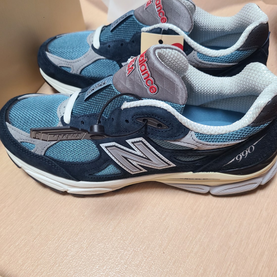 뉴발란스 990v3 메이드 인 USA 네이비 스프링 타이드 M990TE3 photo review