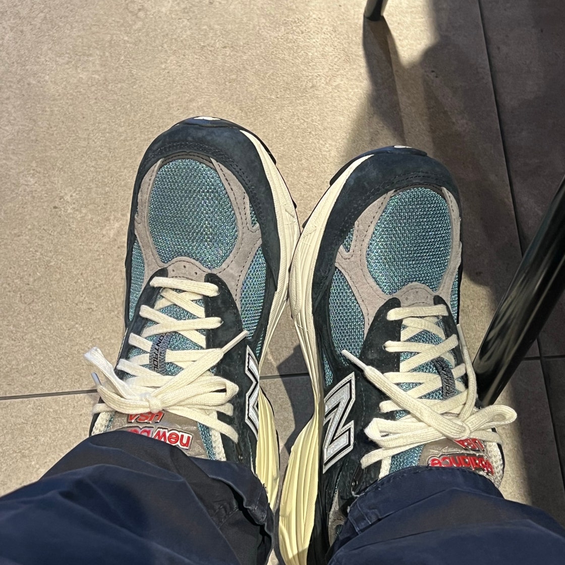 뉴발란스 990v3 메이드 인 USA 네이비 스프링 타이드 M990TE3 photo review