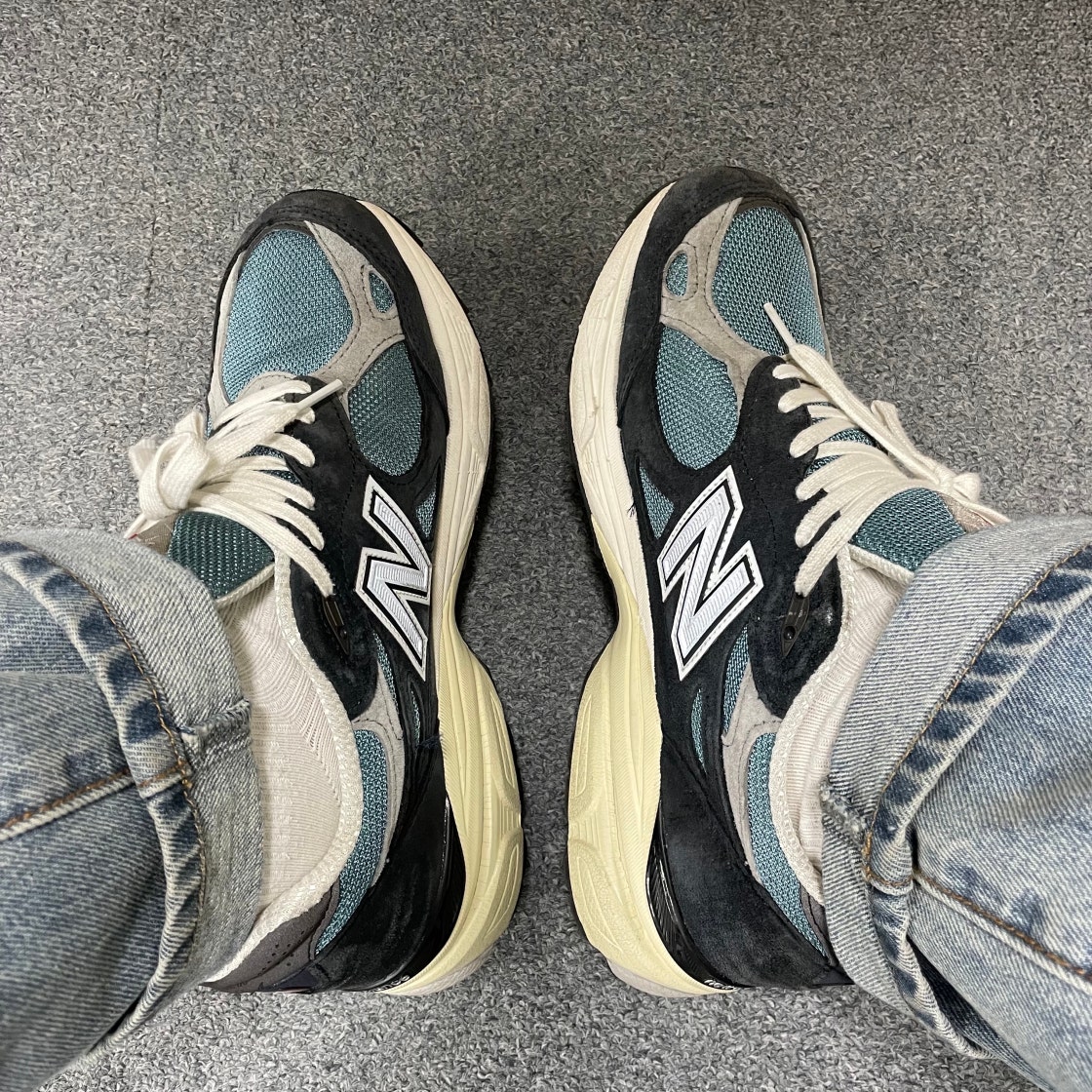 뉴발란스 990v3 메이드 인 USA 네이비 스프링 타이드 M990TE3 photo review