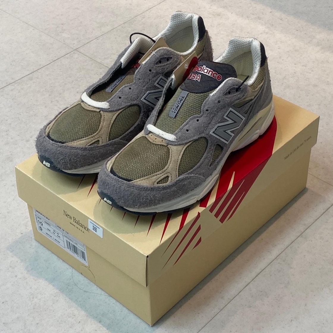 뉴발란스 990v3 메이드 인 USA 마블헤드 인센스 M990TG3 photo review