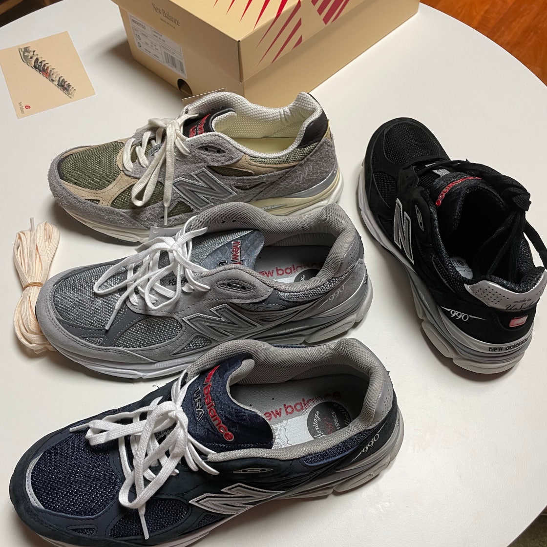 뉴발란스 990v3 메이드 인 USA 마블헤드 인센스 M990TG3 photo review