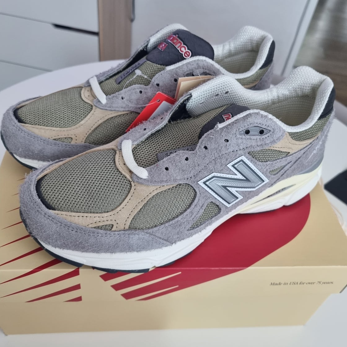 뉴발란스 990v3 메이드 인 USA 마블헤드 인센스 M990TG3 photo review