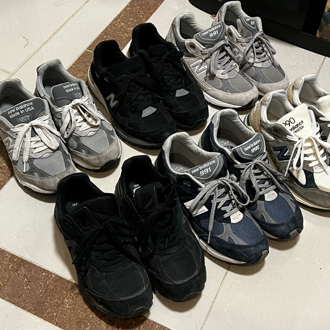 뉴발란스 992 그레이 블랙  M992BL photo review