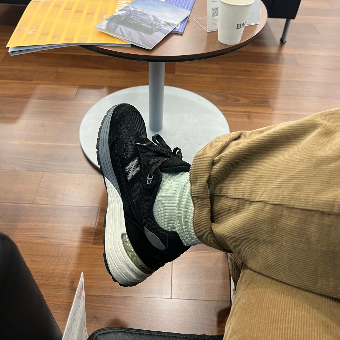뉴발란스 992 그레이 블랙  M992BL photo review
