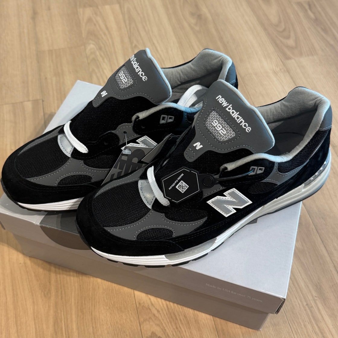 뉴발란스 992 그레이 블랙  M992BL photo review