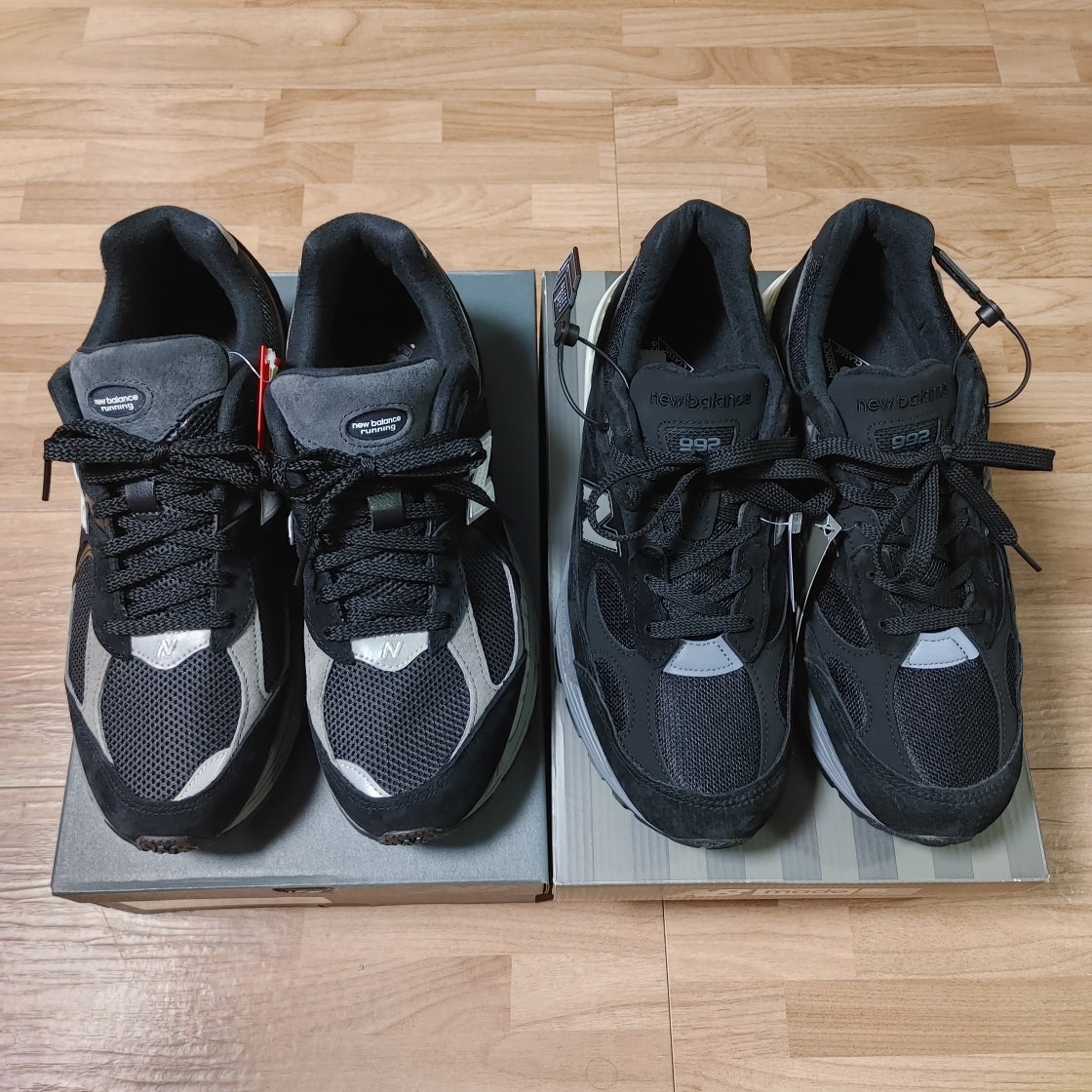 뉴발란스 992 그레이 블랙  M992BL photo review