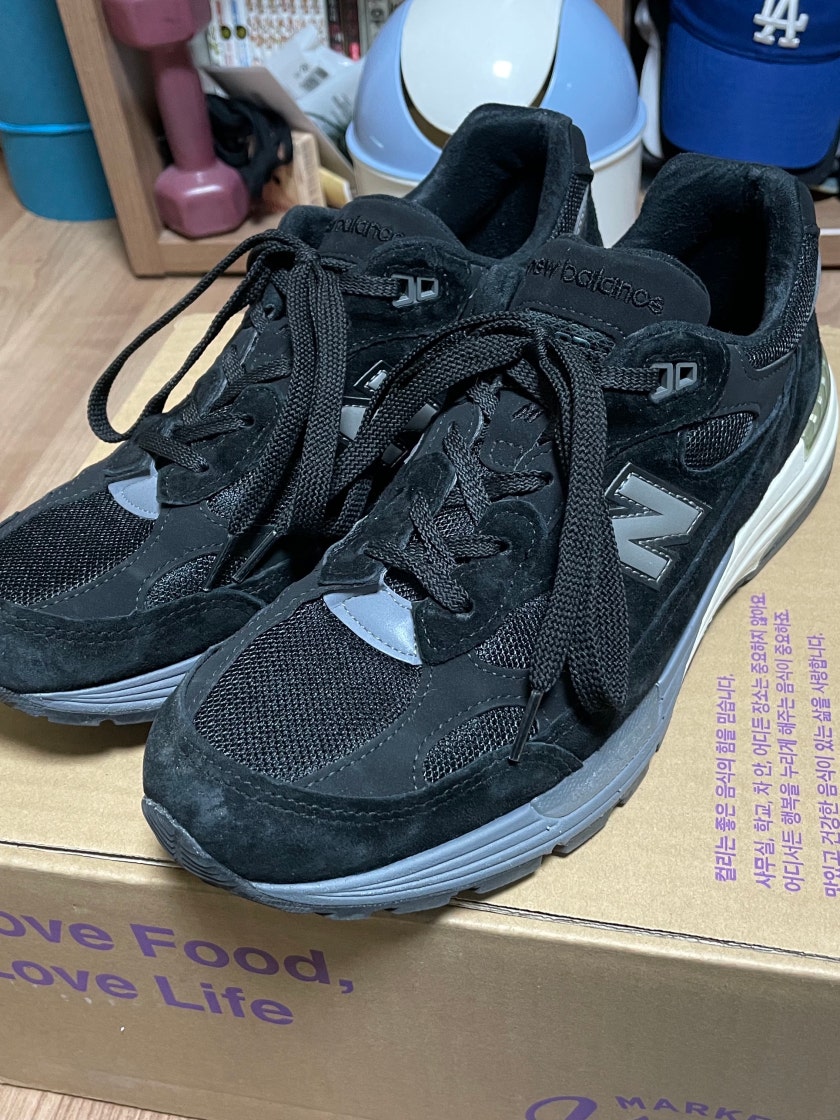 뉴발란스 992 그레이 블랙  M992BL photo review