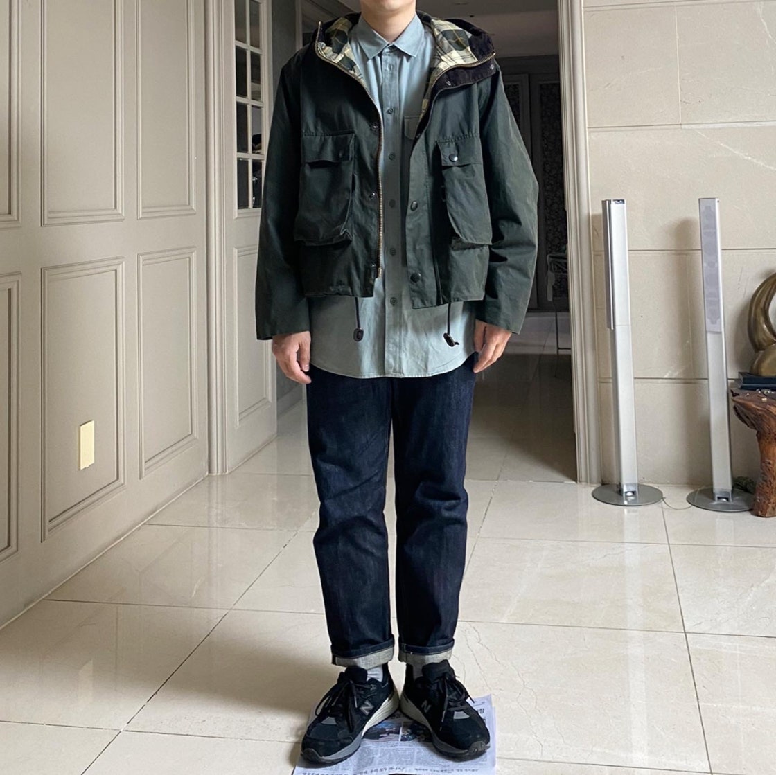 뉴발란스 992 그레이 블랙  M992BL photo review